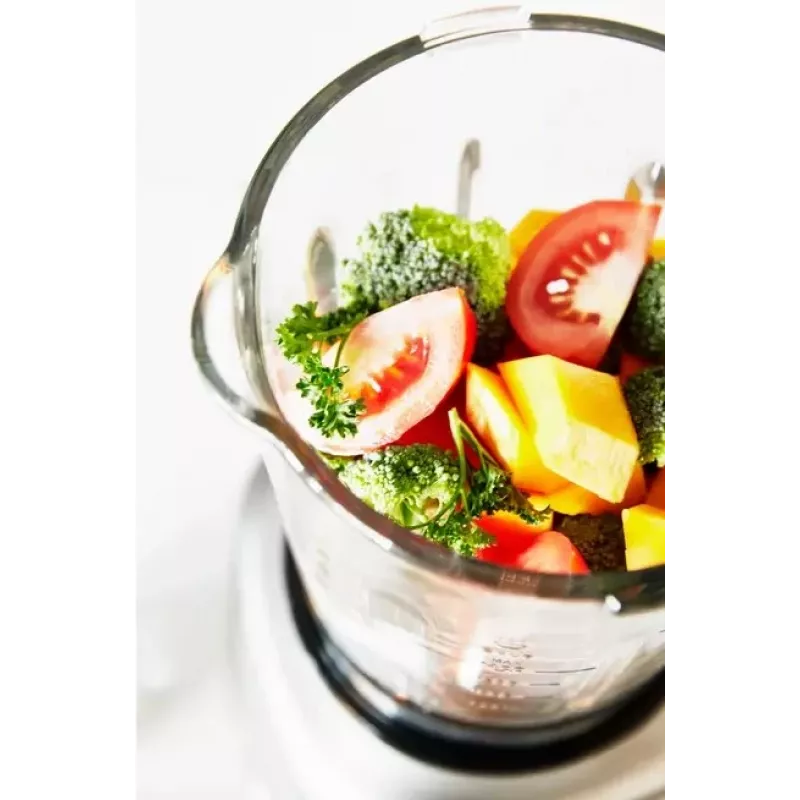 Tabletop blender Tefal BL985A31 — 1300 W, 1.75 L glass jar + 2 L Tritan jar, Trip'Ax 6‑wing stainless steel blades, vacuum blending