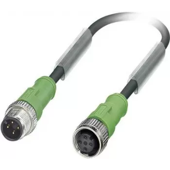 Phoenix Contact Sensor-/actuator-Cable Pole: 4 SAC-4P-M12MS/ 1,5-PUR/M12FS Contents: 1 pc(s) (1668373)