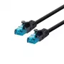 Network patch cable LOGON Cat5e UTP, RJ-45 to RJ-45, 7.5 m, black
