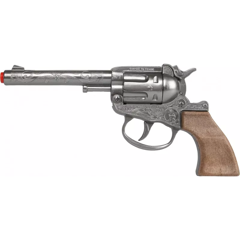 Toy metal cowboy revolver Gonher 8-shot model 239842