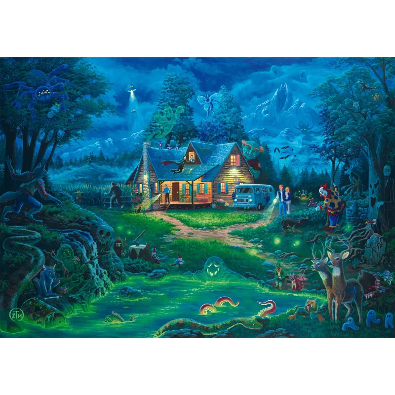 jigsaw puzzle schmidt spiele Zac Kinkade The Haunted House 1000 pieces, finished size approx. 68 x 48 cm