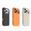 Protective MagSafe case Crong for iPhone 17 Pro — orange