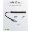 Goobay USB Hub 74456 Type-A 5000 Mbit/s Light Grey