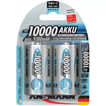 Battery D Ansmann 10000 mAh Mono HR20 NiMH