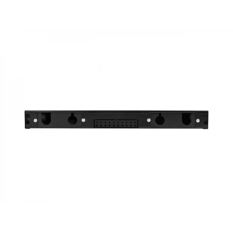 Lanberg 19 inch 1U Sliding Fiber Optic Patch Panel 24xSC Simplex/24xLC Duplex Black with Accessories