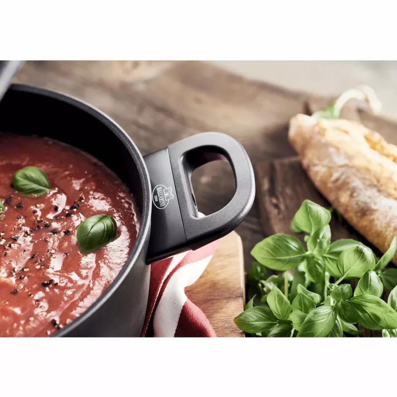 Saucepan BALLARINI 75002-921-0 Round Black Aluminium 24 cm