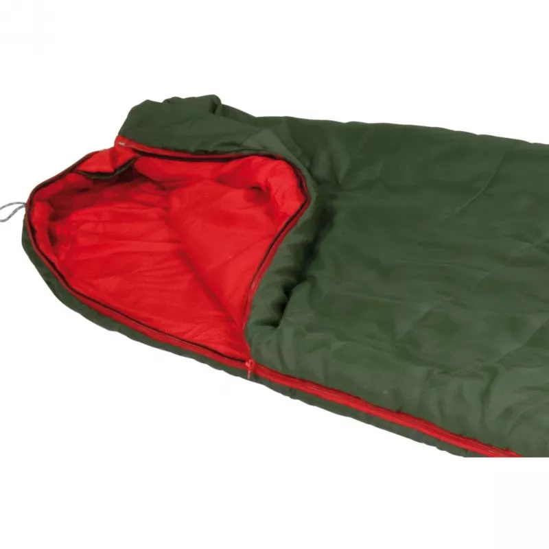 mummy sleeping bag Pak 1000 ECO (Dark Green/Red)