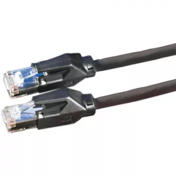 DTWYLER Patch Cable Cat.6 Class E S/FTP CU 7702 flex LSOH Hirose TM21 black 2m