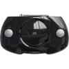 Portable Bluetooth boombox SENCOR SPT4710B — 20W total, Bluetooth 5.3, CD/USB/FM, battery or AC power