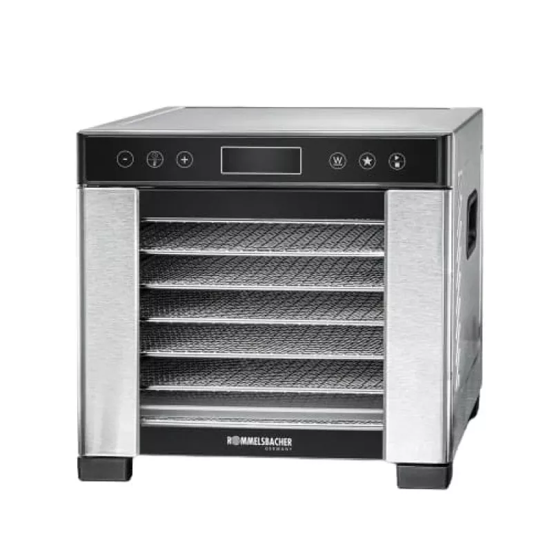 Food dehydrator Rommelsbacher DA 650 600 W stainless steel, 0.5 m², 35–75 °C, 7 trays