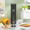 Hand-held vacuum sealer Rommelsbacher VAC 253/S, battery operated, anthracite, with 3 glass containers