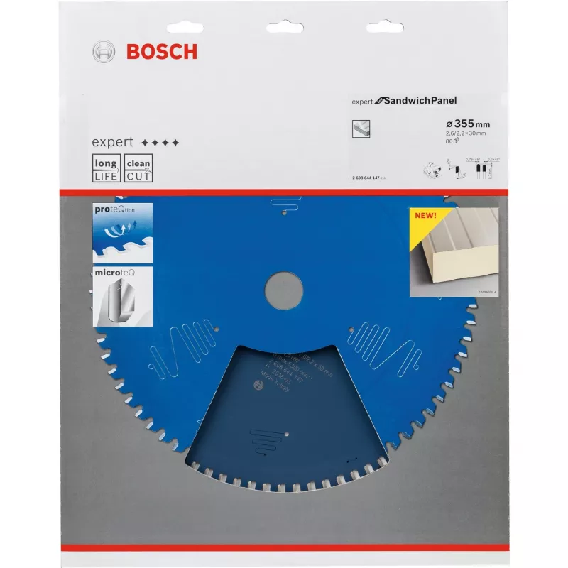 Bosch Expert for Sandwich Panel Circular Saw Blade 355 mm, 80T, Bore 30 mm, 2608644147