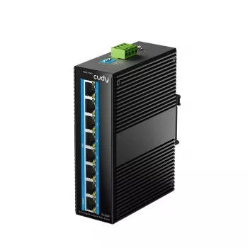 Unmanaged Gigabit Ethernet PoE Switch Cudy IG1008P — 8× Gigabit (10/100/1000), PoE, 48–57V, 20 Gbit/s, 8000 MAC, wall-mountable, black