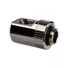 EK Water Blocks EK-Torque Adapter 90 degrees G1/4 inch AG to G1/4 inch IG - Rotatable, nickel Silver