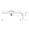 Gembird WM-S80F-01 slim fixed TV wall mount 37-80" (2.03 m), VESA up to 600x400, max 50 kg, black