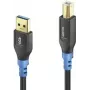 USB cable PureLink FI-U200-003 USB 2.0 0.3 m USB A USB B Black Blue