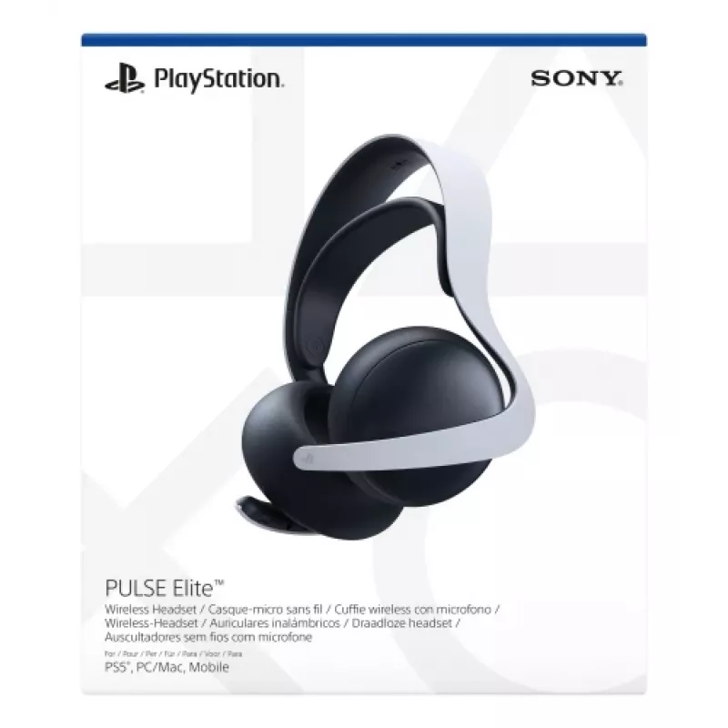 Sony PULSE Elite Headset Wired & Wireless Head-band Gaming Bluetooth Charging stand Black, White