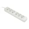 Power strip ActiveJet 6GNU - 3M - S, 6 sockets, 3 m cable, 230 V/50 Hz, 10 A, Type E plug