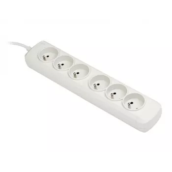 Power strip ActiveJet 6GNU - 3M - S, 6 sockets, 3 m cable, 230 V/50 Hz, 10 A, Type E plug