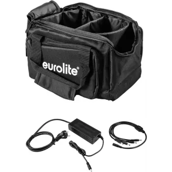 Soft Bag Set EUROLITE SB-14 with Charger and 4 Rechargeable Batteries