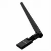 USB Wi‑Fi Adapter LANBERG NC-0300-WIE, USB 2.0, Dual External Antennas 5 dBi, WLAN 300 Mbps, Ethernet/WLAN, Black