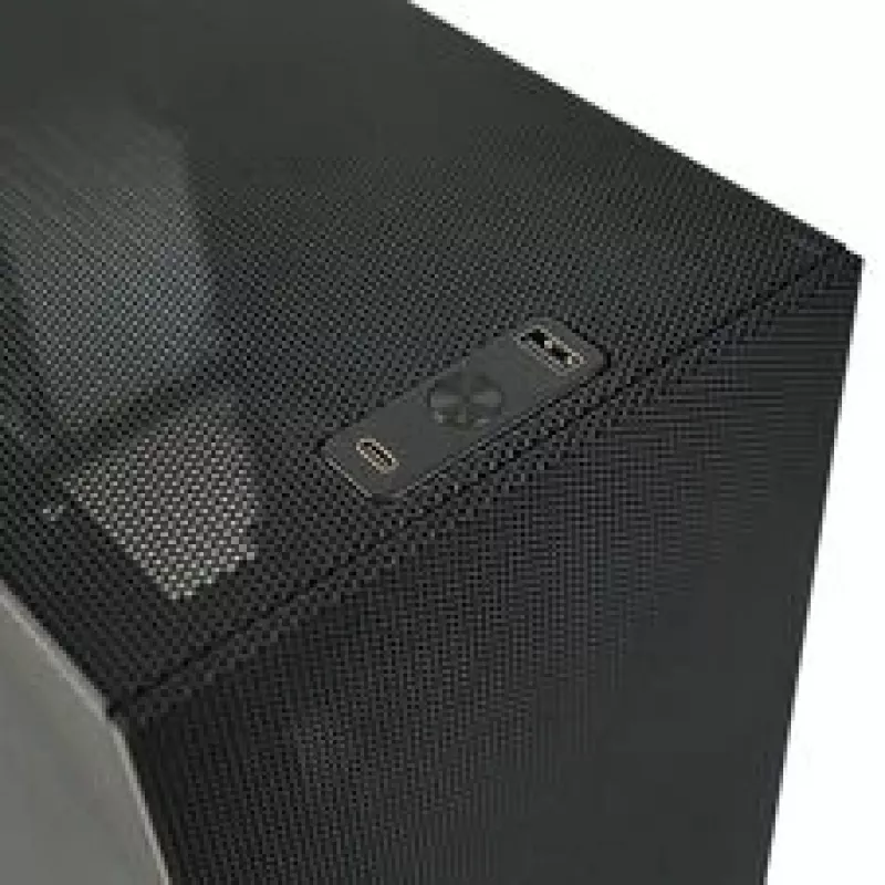 SSUPD Meshroom S V2 Mini PC Case, ATX, Mesh, Black