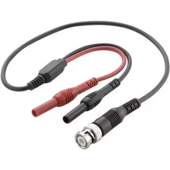 VOLTCRAFT BNC-Test Lead 0.50 m Black, Red (VC-10906575)