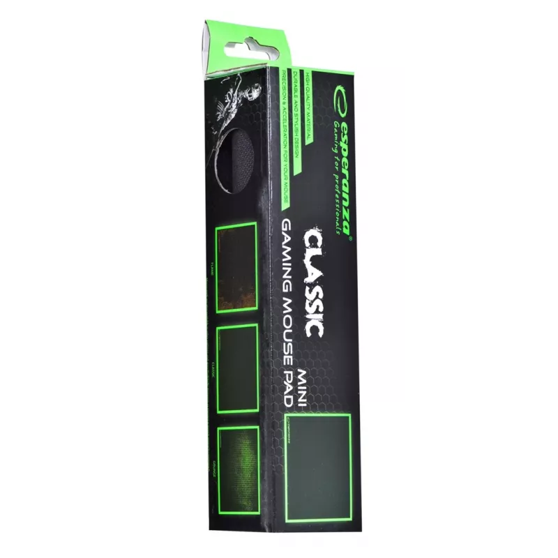 Mouse pad ESPERANZA EGP101K — gaming mouse pad, 250×200×2 mm, plastic, black