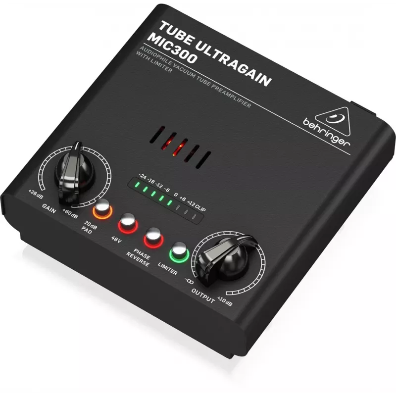 Audio Preamplifier Behringer MIC300 Black