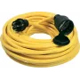 AS Schwabe power extension cable [ Grounded Plug-Plug - Grounded Plug Coupling] Yellow 25.00 m 60351 (60351)