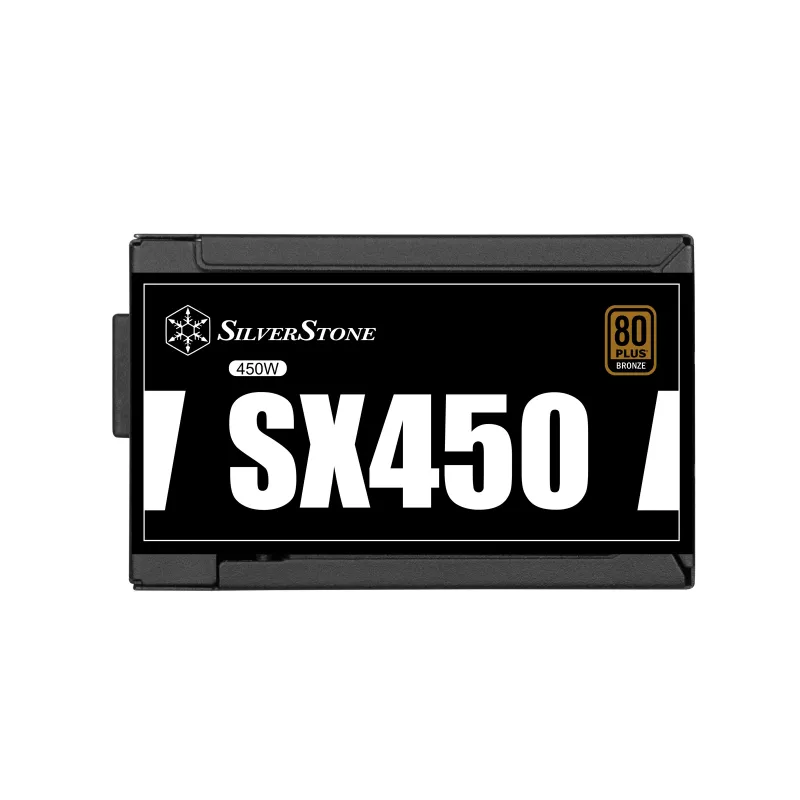 SilverStone SST-SX450-B - Power Supply (Internal) - ATX12V 2.4/ SFX12V - 80 PLUS Bronze - AC 90-265 V - 450 Watt - active PFC - Black