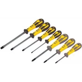 Screwdriver set c.k tools T49162D — 7 pieces, assorted screwdrivers