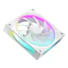 120 mm White PC Case Fan DeepCool FL12 WH, 2150 RPM, PWM, 55 CFM, 32 dB, FDB, 4-pin