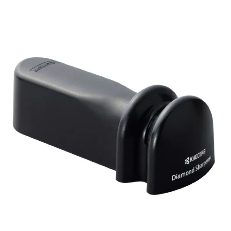 Kyocera RSD-01 BK Diamond Knife Sharpener (for Ceramic and Steel Knives), Black