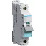 Hager NBN116. Number of Poles: 1P. AC Input Frequency: 50/60 Hz, Nominal Current Output: 16 A. Width: 17,5 mm, Depth: 70 mm, Height: 83 mm (NBN116)