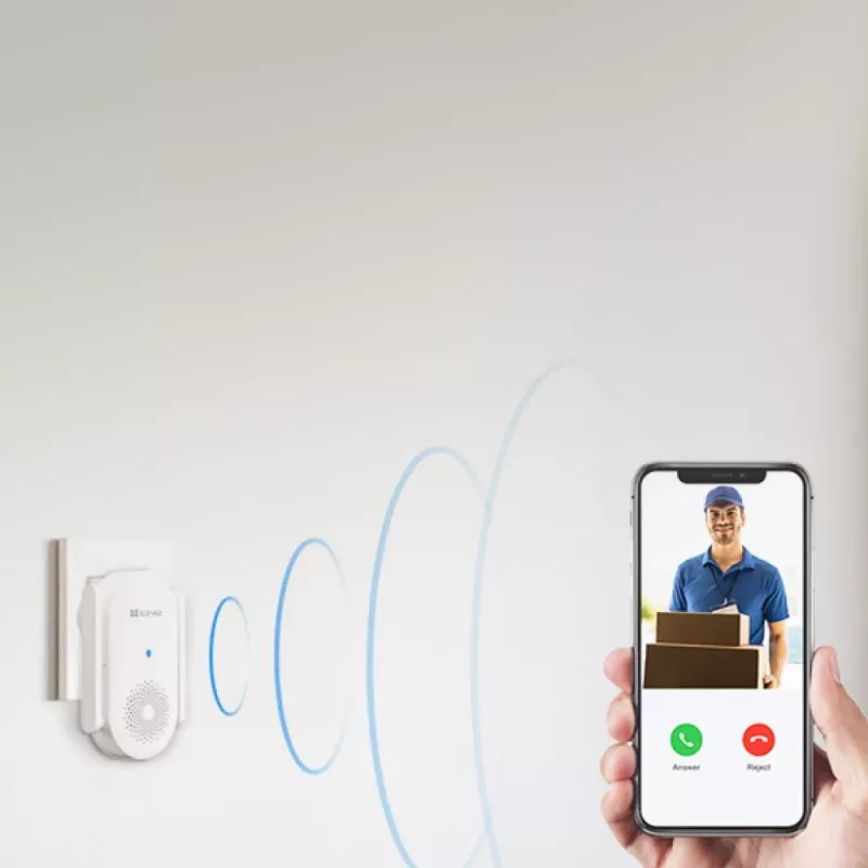 EZVIZ CH1 Smart Wi-Fi Chime for battery-powered video doorbells