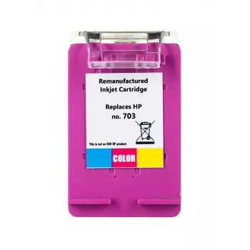 Inkjet colour cartridge Superbulk B-H703C tricolour 17 ml high (XL) yield compatible with HP