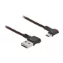 USB Cable DeLOCK EASY-USB 2.0 Type-A to Micro-B Male 2m Black