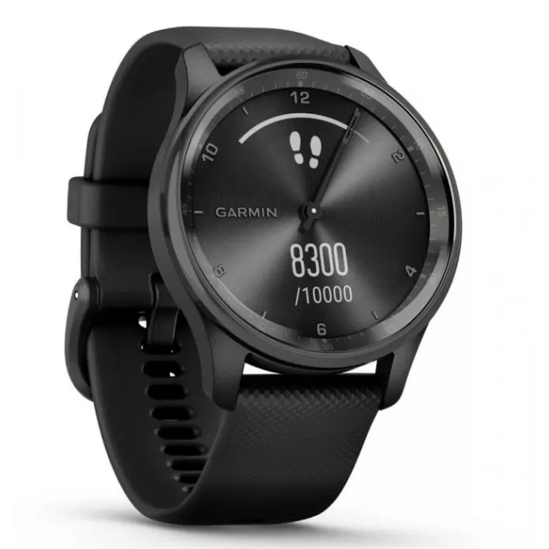Garmin vivomove Trend LCD 40 mm Hybrid 254 x 346 pixels Touchscreen Black GPS (satellite)