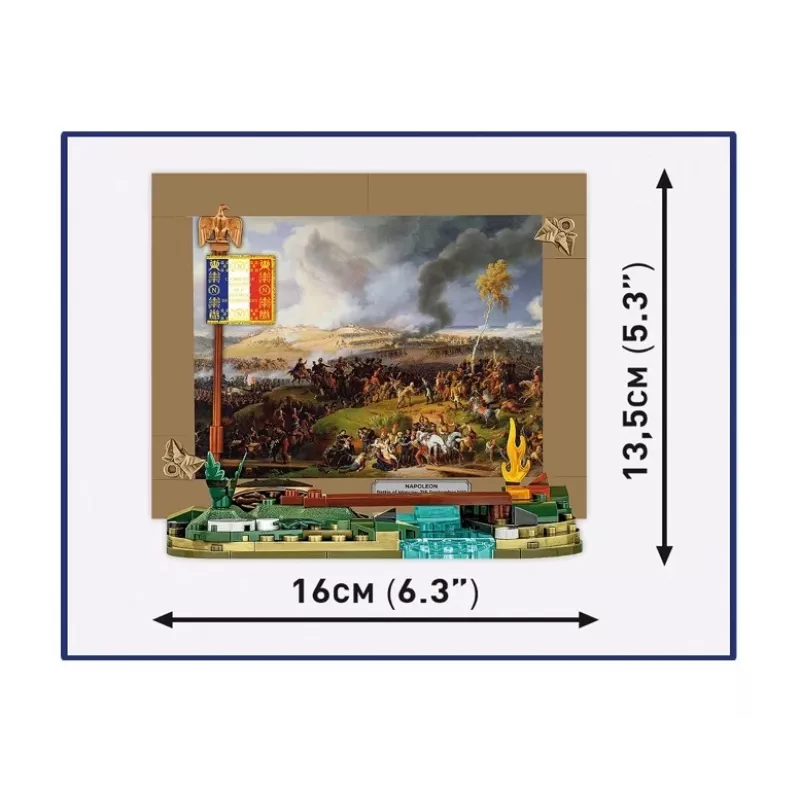 Construction set Cobi Napoleon’s Battle of Moscow 145 pieces model kit historical diorama