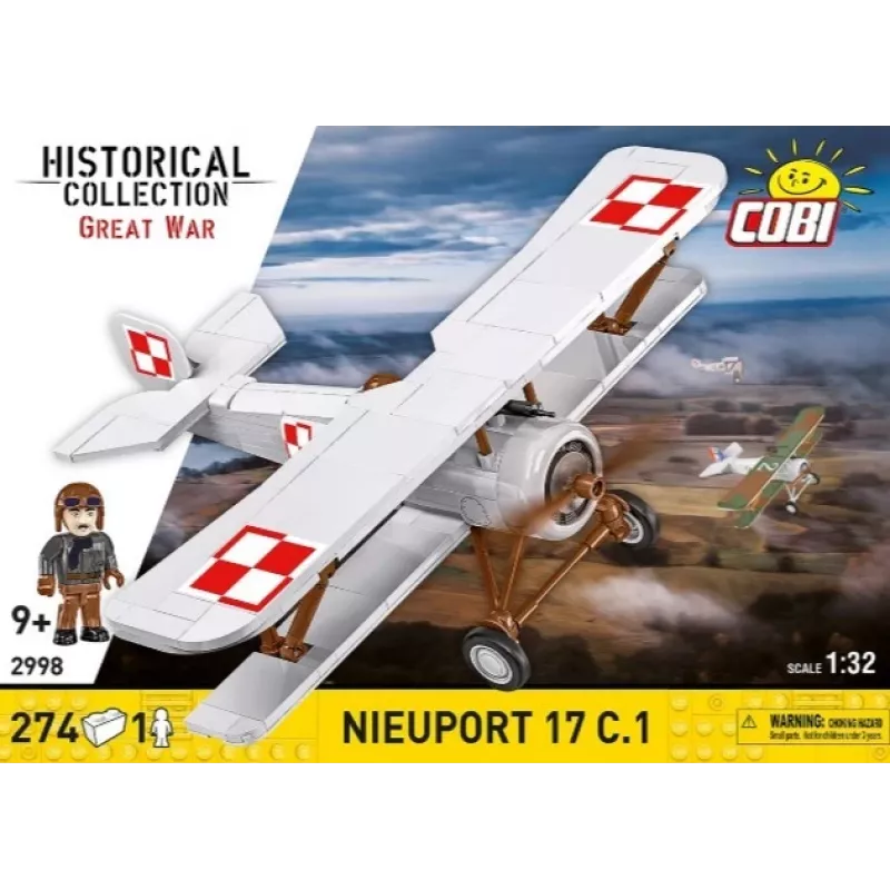 Cobi Brick Set Nieuport 17 C.1 274 pieces model kit