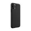 Silicone Case Devia Nature Series for iPhone 12 Pro Max — black, soft-touch protective cover