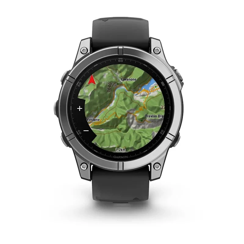 Garmin Fenix E 3.3 cm (1.3) AMOLED 47 mm Digital 416 × 416 pixels Touchscreen Stainless steel Wi-Fi GPS (satellite)