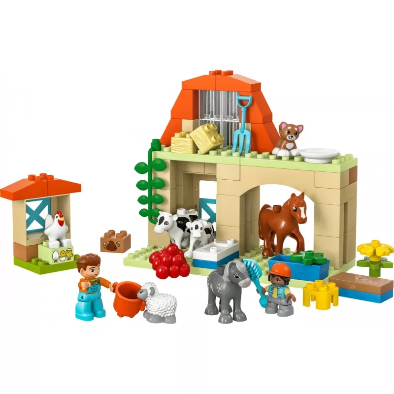 Construction toy LEGO DUPLO Farm Animal Care set 10416 — 74 pieces, 2 minifigures, age 2+