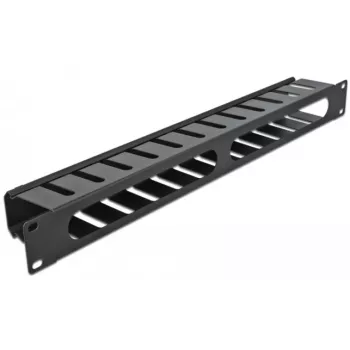 Cable management panel DeLOCK 19 inch 66550 black 1U
