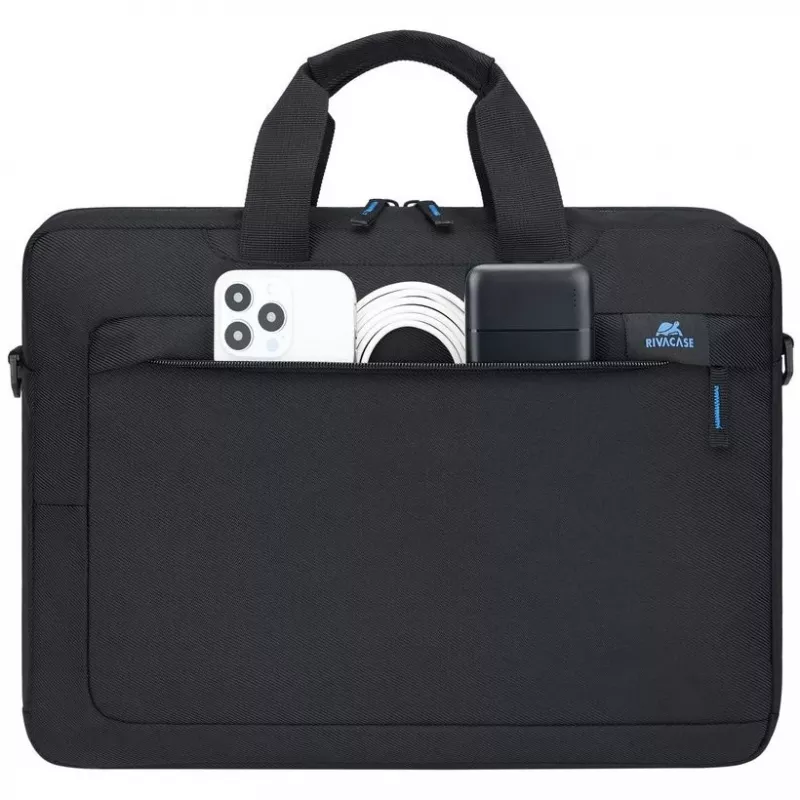 Briefcase Rivacase 8036 40.6 cm 16 inch Black Carrying handle Shoulder strap