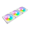 Cooling fans Darkflash Gauss G24 3-in-1 White 120mm — set of 3, 120 mm