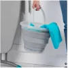 Collapsible bucket Beldray LA084354GRYBEU7 10 L, foldable silicone body, glitter design