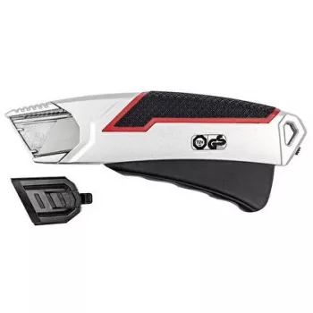 Utility Knife Wedo 78 837 Black Red Silver Snap-off Blade 60mm Width 166mm Length