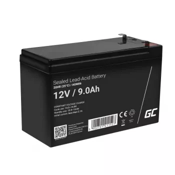 UPS battery Green Cell AGM06 — 12 V 9 Ah Sealed Lead Acid (VRLA) 95 × 151 × 65 mm, 2.3 kg